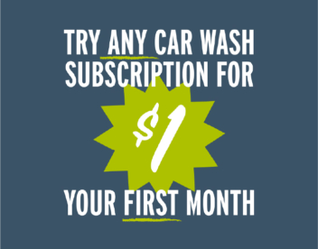 $1 Car Wash Subscriptions for National Car Care Month