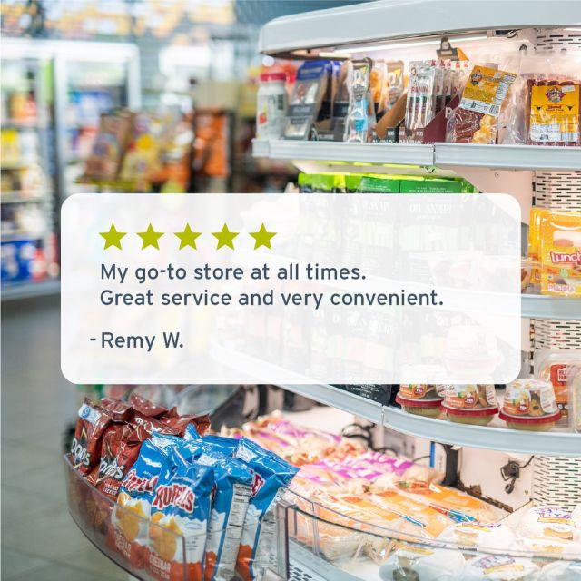 We love being a part of the community. Remy W. gave a glowing review of Johnny’s calling it, “My go-to store at all times, it has great service, and very convenient.” Thanks, Remy! We’re glad to be here for you and everyone else in the neighborhood!
