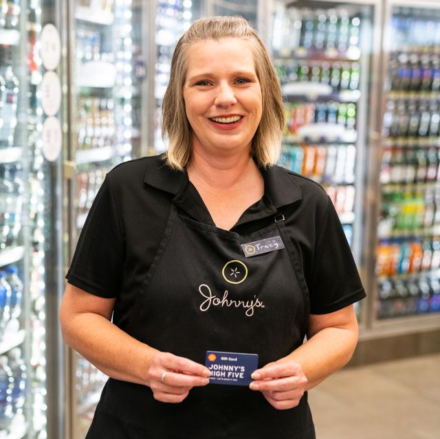 Drum roll, please. Our latest High Five Award winner is Tracy! Thank you for being so dedicated and always greeting our customers with a smile! Stop in and say hello next time you’re passing through, and if you happen to know someone looking for a job, we’ve got them covered! See all available positions at johnnysmarkets.com/careers/current-openings