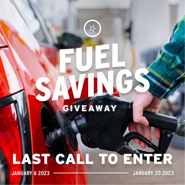 Time’s running out to enter Johnny’s Fuel Savings Giveaway! Take $1 off every gallon of gas on your next four fill-ups (up to 20 gallons per transaction)! 10 lucky people will win Johnny’s Fuel Savings Giveaway as part of our 10 year celebration of Shell Fuel Rewards. Enter in three easy steps

1. Follow Johnny’s Markets on Facebook
2. Sign up for a free Shell Fuel Rewards membership www.fuelrewards.com/fuelrewards/signup
3. Comment “done” on our Fuel Savings Giveaway post 

We’ll pick the winners at random and announce them on Facebook. Hurry, our fuel savings giveaway ends tomorrow.

See official rules and learn more at johnnysmarkets.com/blog/
.
.
.
#fuelsavingsgiveaway #shellfuelrewards #johnnysmarkets