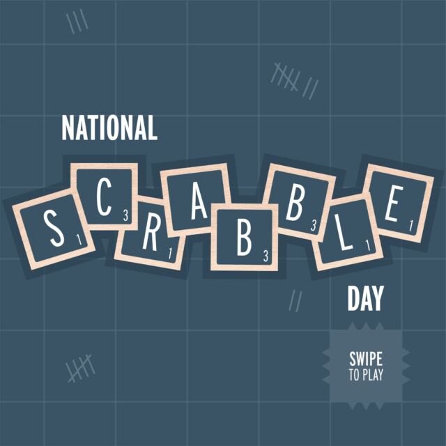 Hey gamers, it’s National @scrabble Day, and we’ve got a puzzler for you: Use all 7 tiles to make a word and comment #JohnnysMarkets once you solve them!
