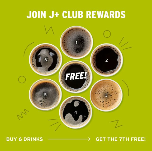 The only thing that could make our coffee taste better is if you could drink it for free. Just download our app and sign up for J+ Club rewards to get access to Johnny’s Drink Club. Buy 6 fresh coffee or fountain drinks, and get your 7th on us!

Rewards link in bio.
